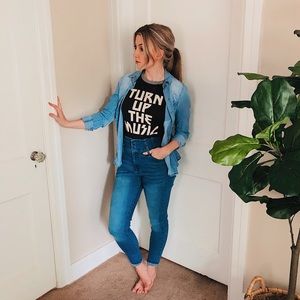 Music Graphic Tee - Forever 21 // F21 // Forever